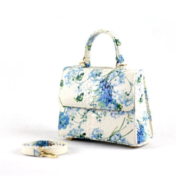 Goldmas 21 Floral Printed Python limited bag Bags Bangkok Bootery Luxury Shoes 