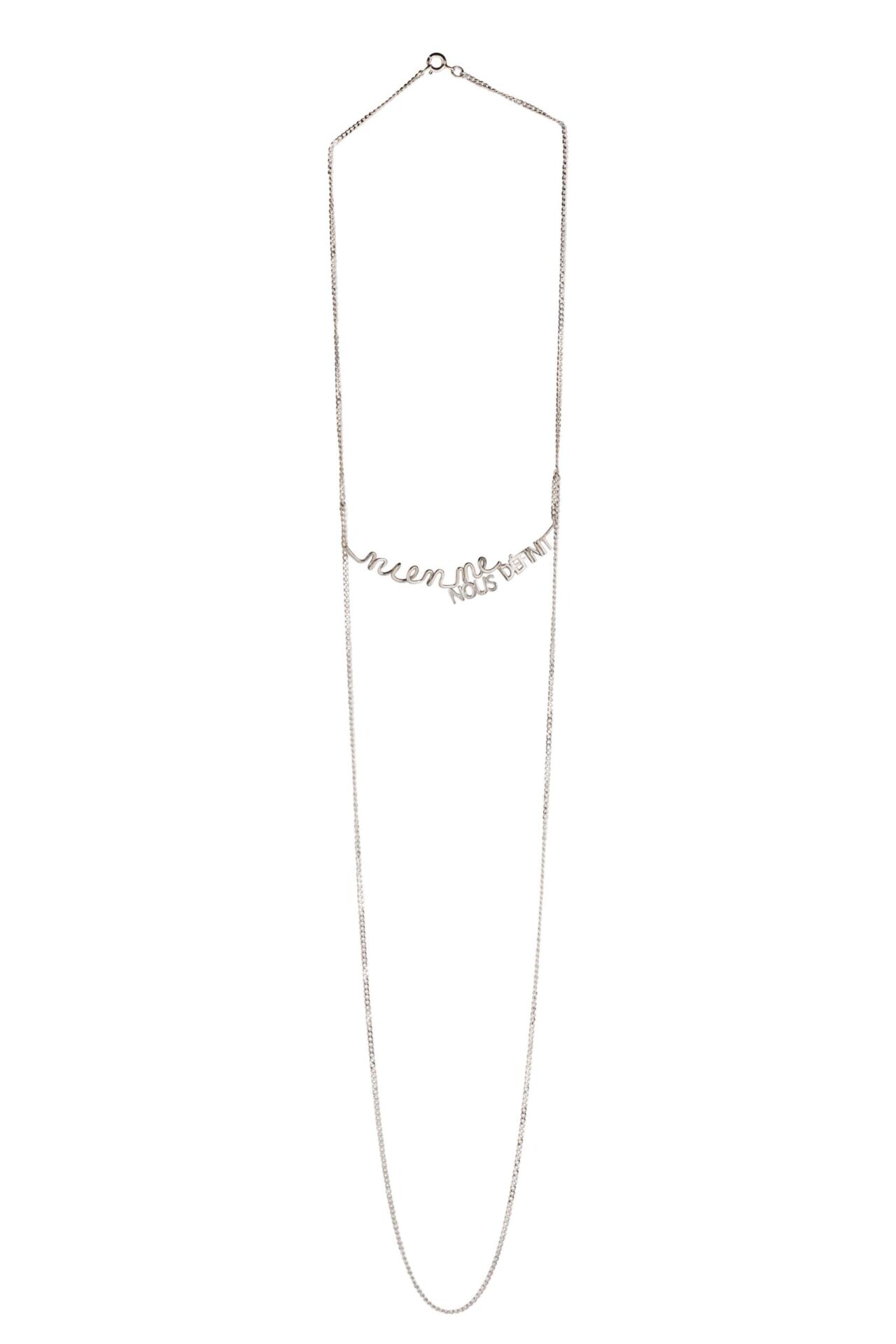 Alejandra de Coss women’s simone “rien ne nous définit” necklace Necklace contemporary jewellery Luxury Shoes 