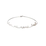 Alejandra de coss women´s simone silver choker Jewelry choker Luxury Shoes 