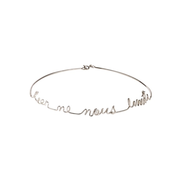 Alejandra de coss women´s simone silver choker Jewelry choker Luxury Shoes 