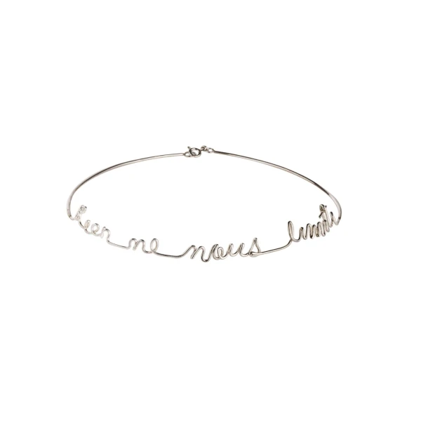 Alejandra de coss women´s simone silver choker Jewelry choker Luxury Shoes 
