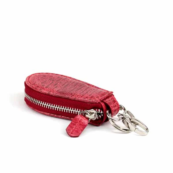 Key_Chain_zipper_cover_04_2 red leather key chain
