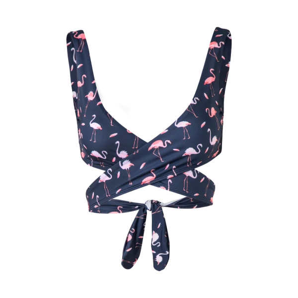 Kobe navy printed bikini top Beachwear beachwear Luxury Shoes 