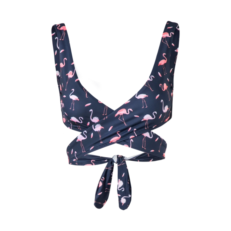 Kobe navy printed bikini top Beachwear beachwear Luxury Shoes 