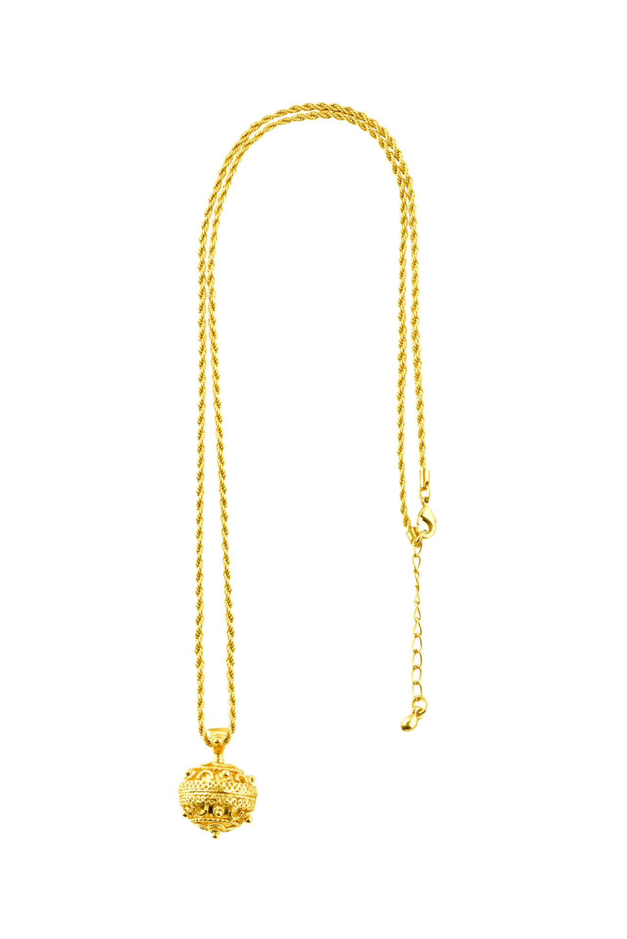 Flor Amazona women’s la joya long gold necklace Jewelry  Luxury Shoes 