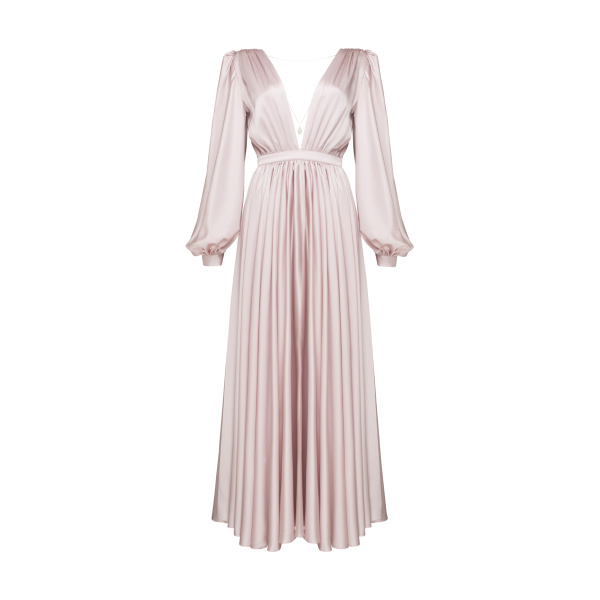 Pudra Silk With Baroque Pearl Jumpsuit – XL   Luxury Shoes 