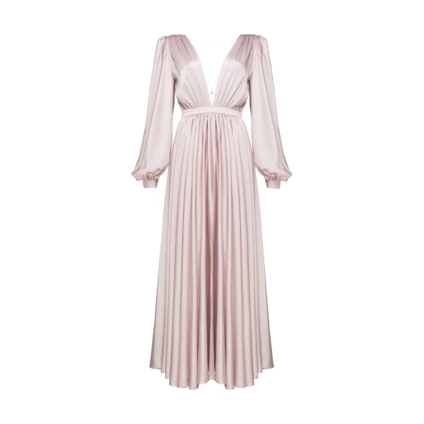 Pudra Silk With Baroque Pearl Jumpsuit – XL   Luxury Shoes 