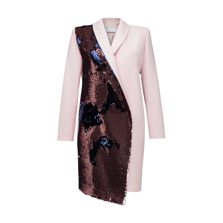 Sequin Tuxedo Pink Dress – XS   Luxury Shoes 