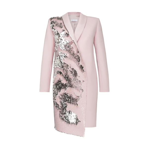 Sequin Tuxedo Pudra Dress – XL   Luxury Shoes 