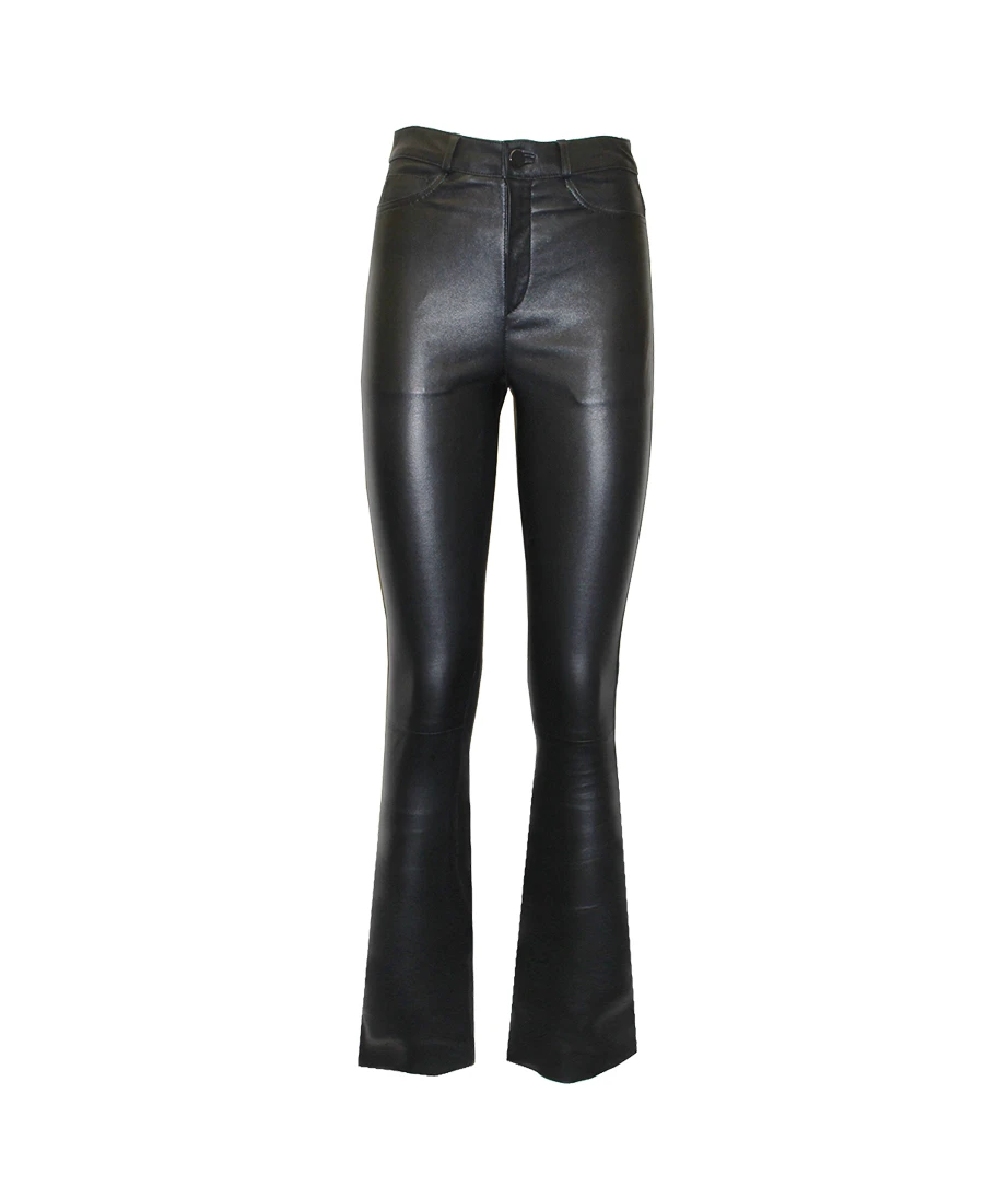 MLGJEAN FLARED PR SHOT leather pants