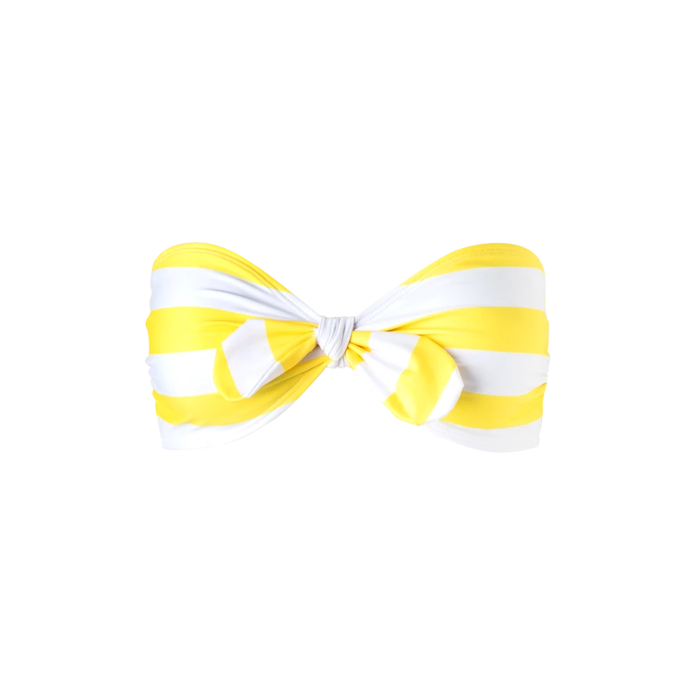 Malibu-top-Yellow-stripes-Front VerdeLimon women’s malibu swim top Clothing beachwear Luxury Shoes