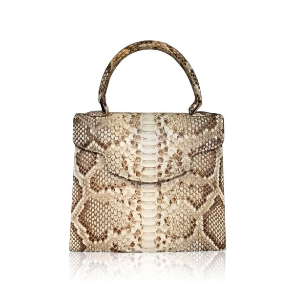 Luana Crocodile Brown Leather Clutch Bag Bags Bangkok Bootery Luxury Shoes 