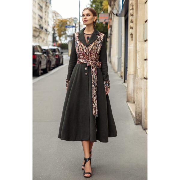 Matsour'i Wool Cashmere Elea Coat, view 2