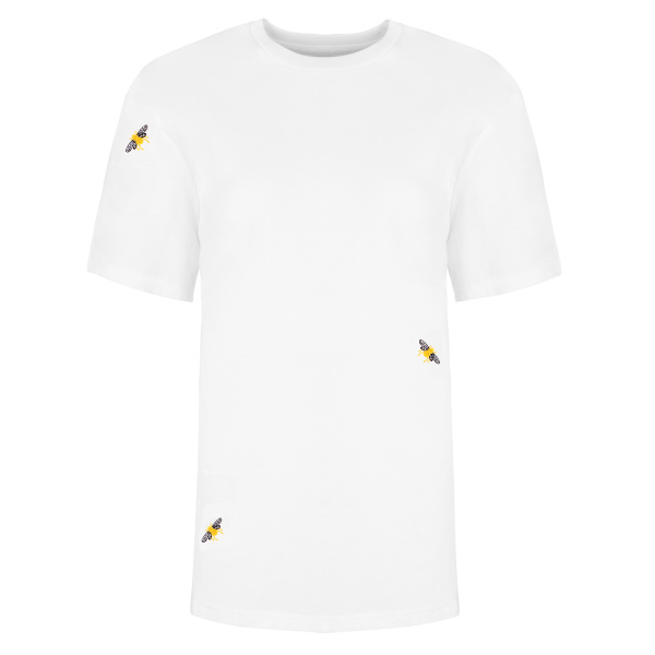 Ingmarson men’s bee embroidered t-shirt Men made in uk Luxury Shoes 