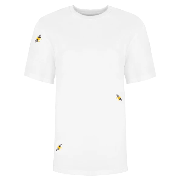 Ingmarson men’s bee embroidered t-shirt Men made in uk Luxury Shoes 