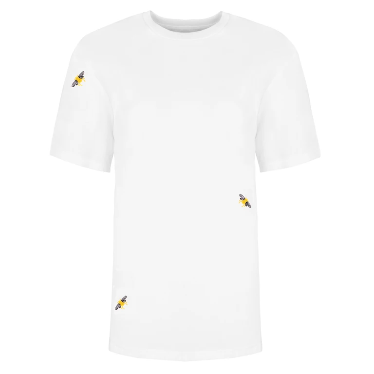 Ingmarson men’s bee embroidered t-shirt Men made in uk Luxury Shoes 