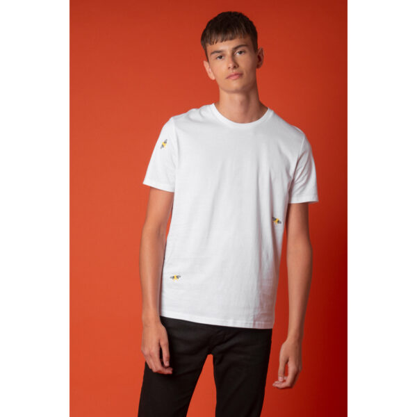 Ingmarson men’s bee embroidered t-shirt, view 2