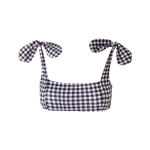 VerdeLimon women’s morioka checkered swim top Beachwear beachwear Luxury Shoes 