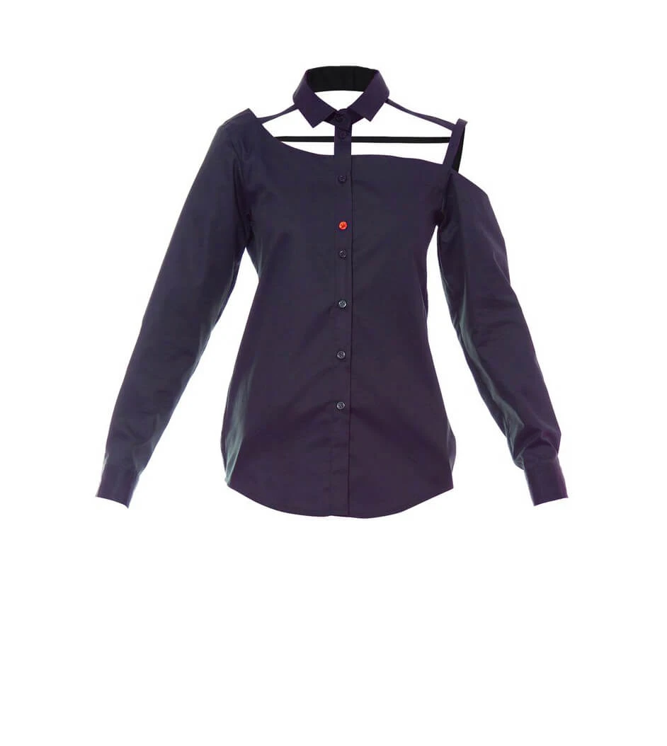 Navy_blue_blouse_1f25ba8a_7524_459f_8e85_6bd2774a6b39_1024x1024 Talented women’s one shoulder button down navy blue cotton blouse – XL Luxury Shoes