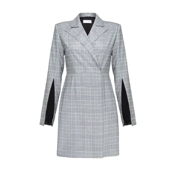 silver sequin tuxedo dress ‘S Cage Tuxedo Dress Clothing black dress Luxury Shoes 