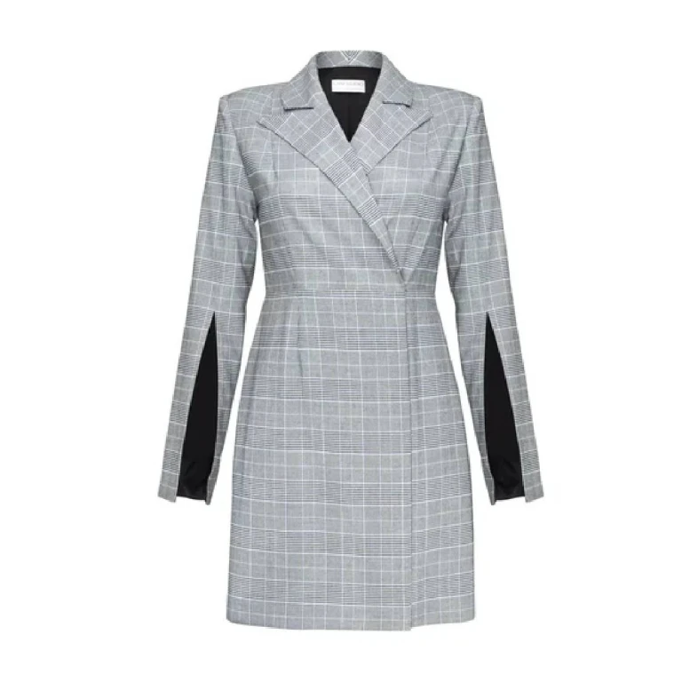 silver sequin tuxedo dress ‘S Cage Tuxedo Dress Clothing black dress Luxury Shoes 