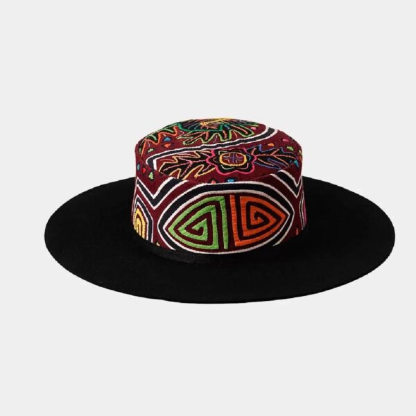 Lina Osorio Cordobes mola felt hat, view 2