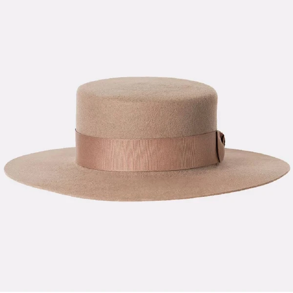 Felt cordobes taupe hat Accessories hat Luxury Shoes 