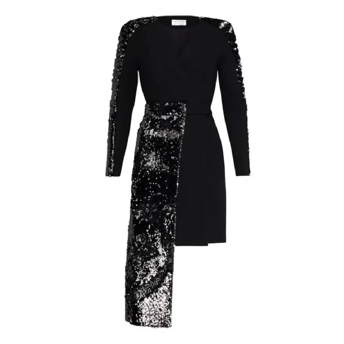 New Project (3) silver sequin tuxedo dress Asymmetrical Tuxedo Black Dress Clothing classic Luxury Shoes