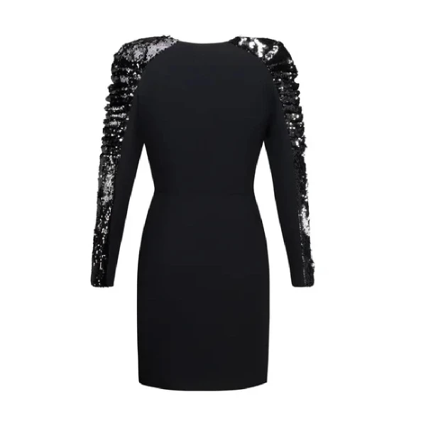 silver sequin tuxedo dress Tuxedo Black Dress Clothing A-Line Dresses Luxury Shoes 