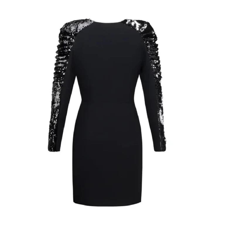 silver sequin tuxedo dress Tuxedo Black Dress Clothing A-Line Dresses Luxury Shoes 