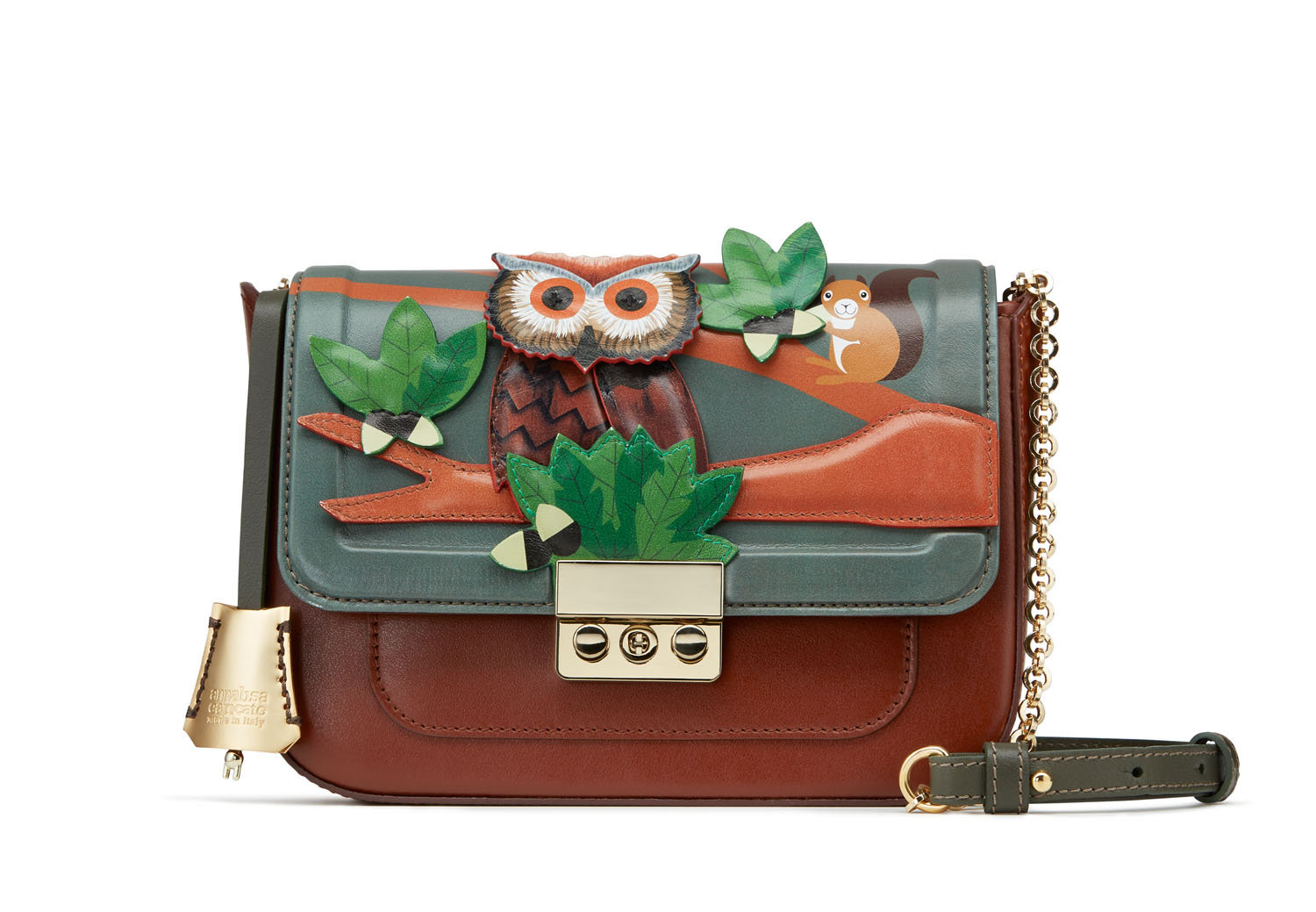 Owl Look Cross Body Bag Bags annalisa caricato Luxury Shoes 