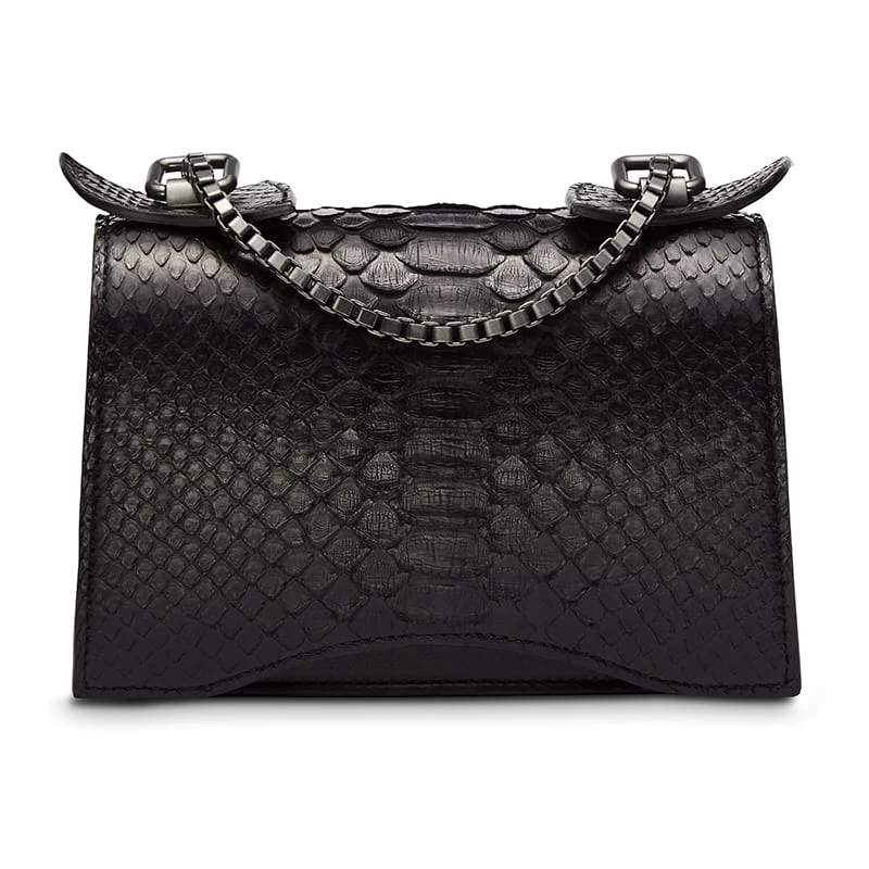 Diavolino piccolino black python gun metal chain 1 Diavolino piccolino black python gun metal chain