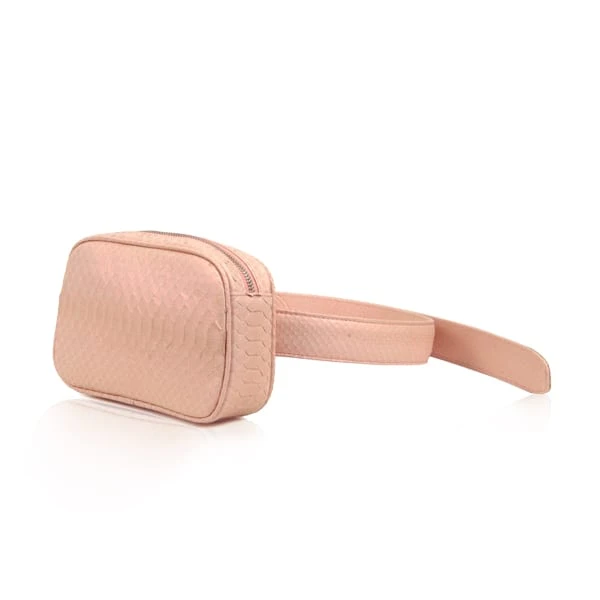 Python Leather Waist Bag