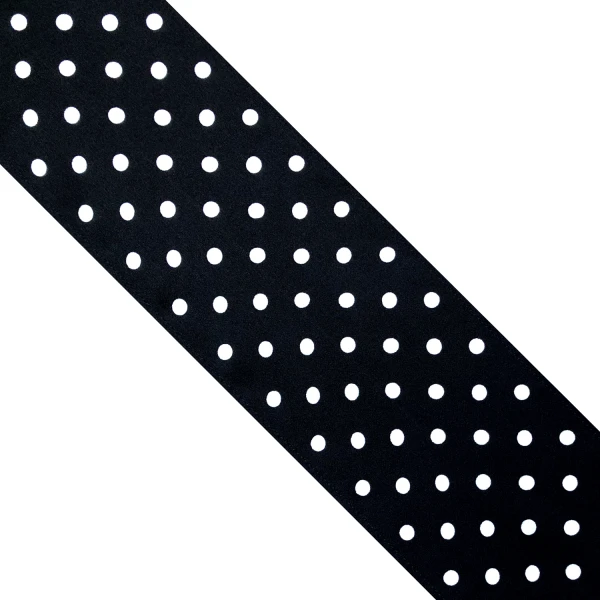Ingmarson women’s polka dot silk neck scarf black Accessories made in uk Luxury Shoes 