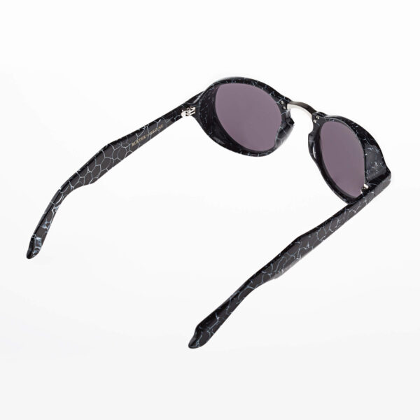 Neo-Ne Eyewear Neo-Ne men’s rufter black acetate lightning sunglasses, view 4