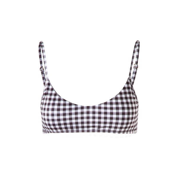 Sol checkered bikini top Beachwear beachwear Luxury Shoes 