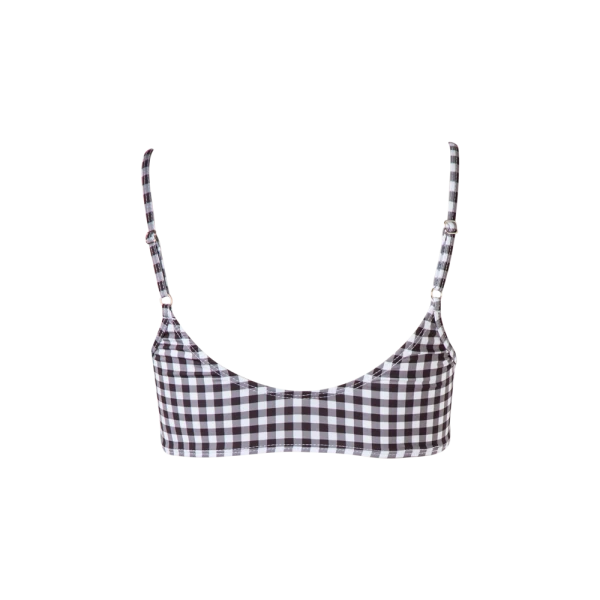 Sol checkered bikini top Beachwear beachwear Luxury Shoes 