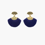 Bronze Royal Blue Threads Stud Earrings Earrings best seller Luxury Shoes 