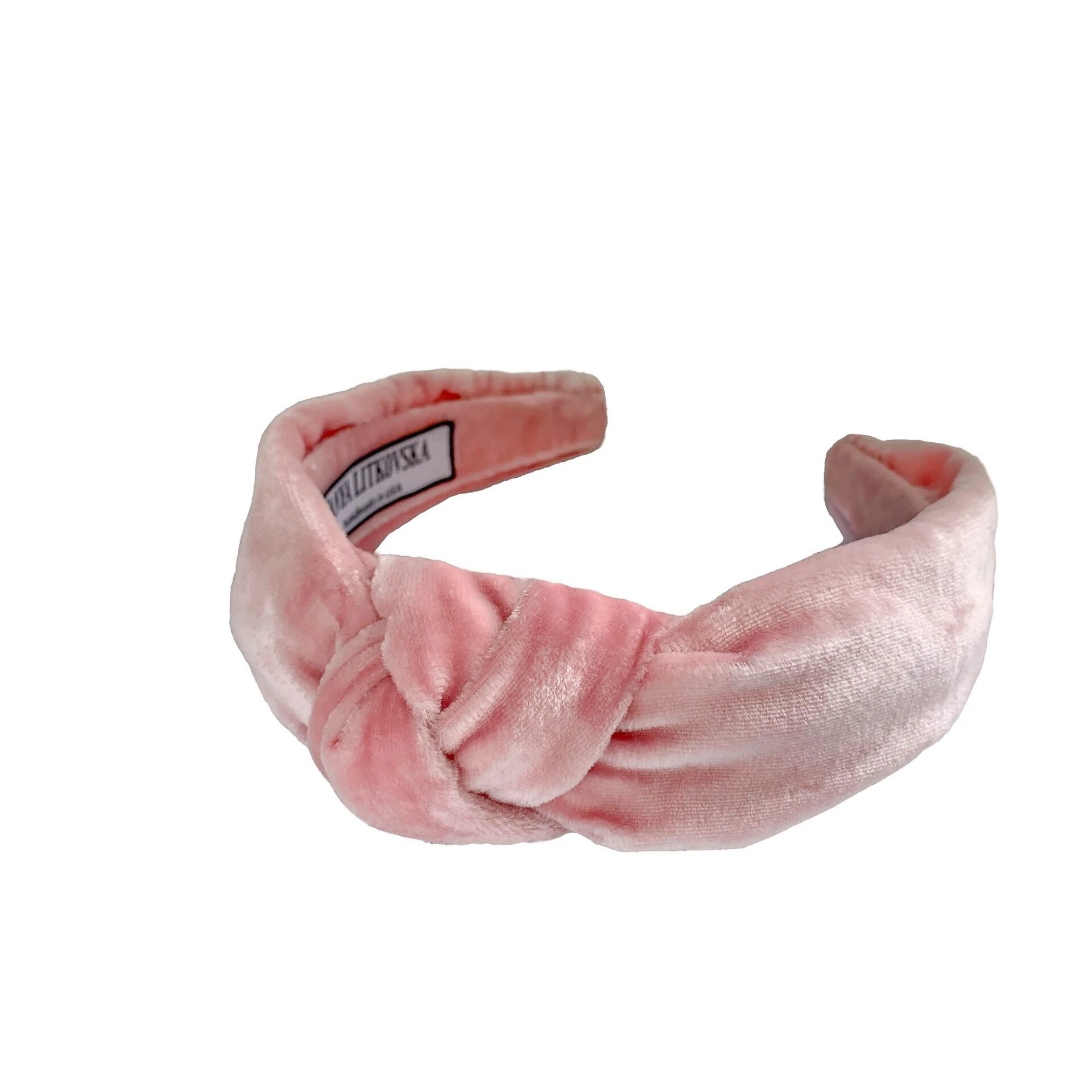 Tanya litkovska Women's Velvet Knotted Headband in Baby Pink Tanya litkovska Women’s Velvet Knotted Headband in Baby Pink Accessories black velvet headband Luxury Shoes