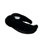 Black Velvet Knotted Headband Accessories black velvet headband Luxury Shoes 