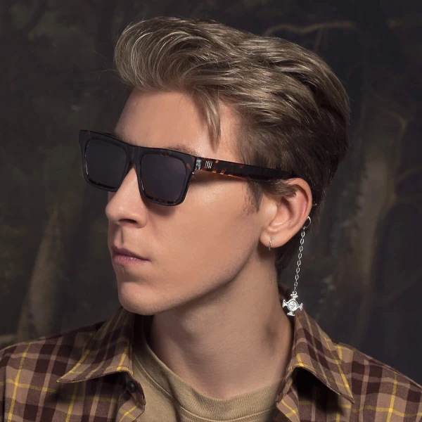 Neo-Ne men’s watcher classic acetate sunglasses Men Black Luxury Shoes 