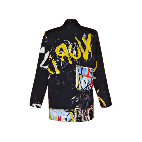 Arena Martinez Words Black Blazer, view 2