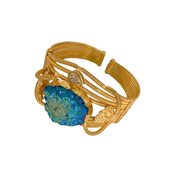 Tanya litkovska Women’s Hydra Cuff Bracelet Bracelets black velvet headband Luxury Shoes 