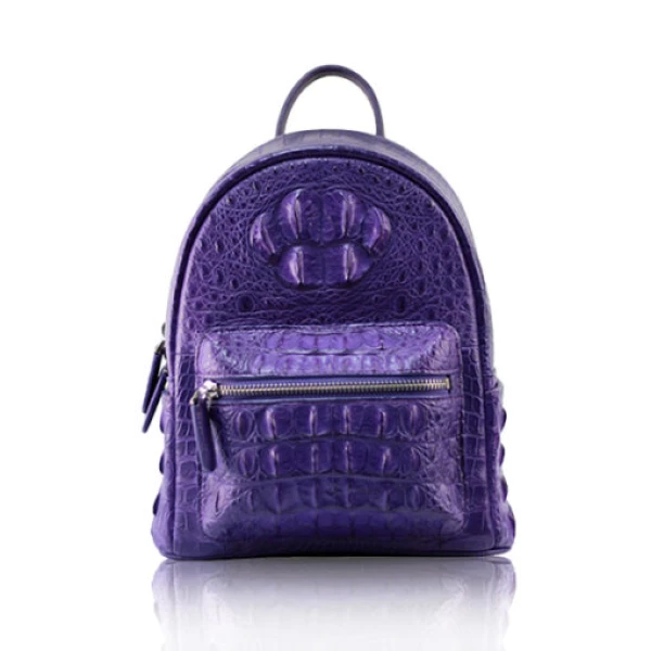 Purple Renny Hornback Crocodile Backpack Backpacks backpack Luxury Shoes 