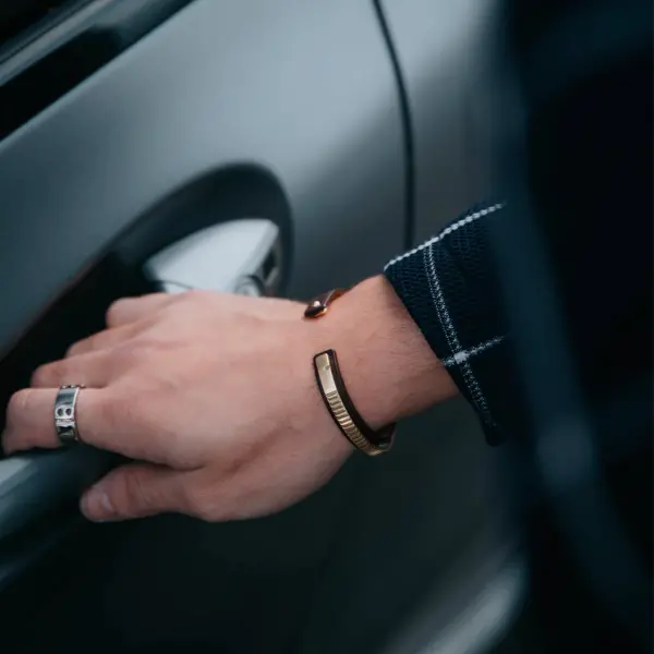 Uraeus Gold Plated Cuff Bracelet Men  Luxury Shoes 