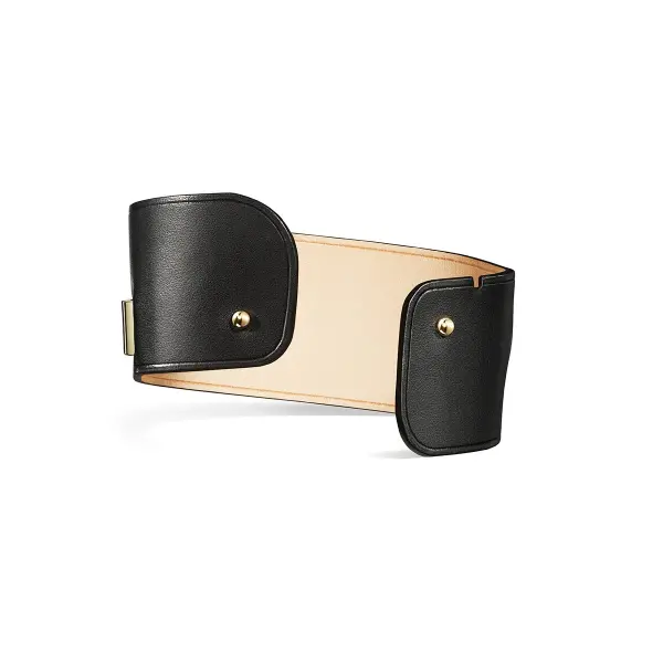 Apophis 6 Leather Gold Plated Cuff Cuffs Bracelet Luxury Shoes 