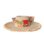Tanya Litkovska women’s baylie veggie straw hat Accessories black velvet headband Luxury Shoes 