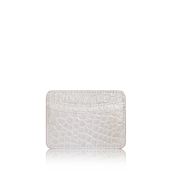 Crocodile Leather Pearl Cardholder Accessories Bangkok Bootery Luxury Shoes 