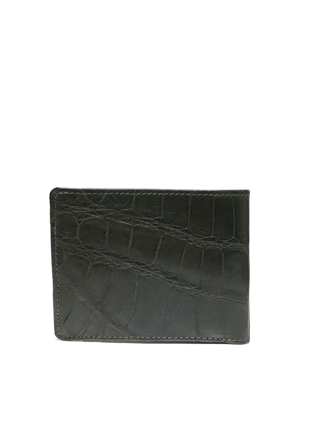 Super shiny full crocodile leather men's wallet