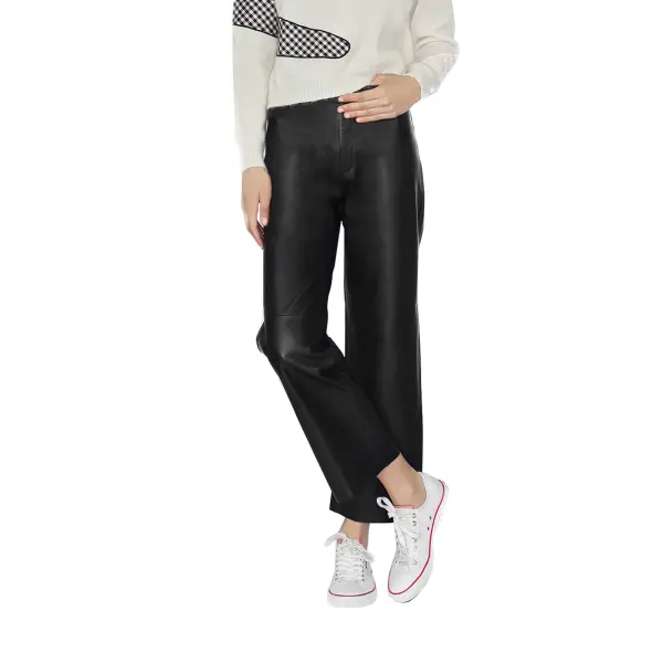 MLML women’s katy culotte leather pants Clothing leather goods Luxury Shoes 